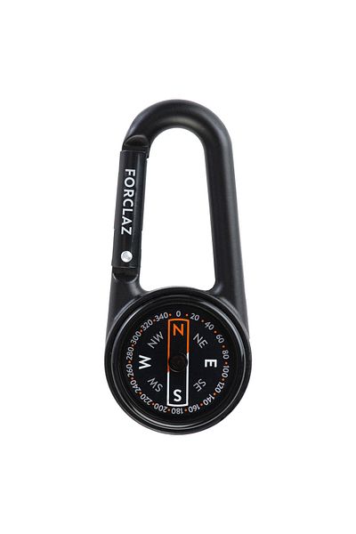 Decathlon Karabinalı Pusula - Siyah - Compact 50