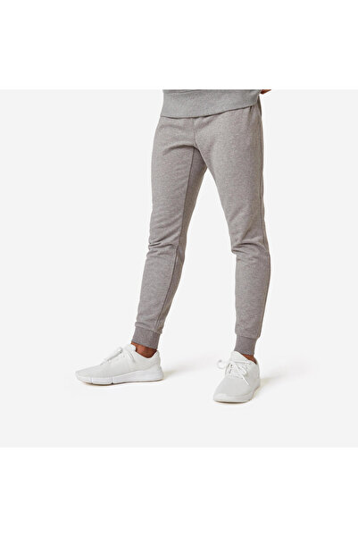 Decathlon Domyos Erkek Gri Slim Eşofman Altı 500 - Fitness