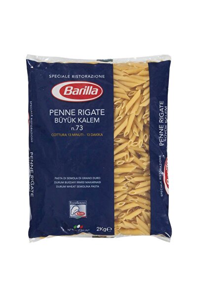 Barilla Makarna Kalem Büyük Penne Rigate 2 KG x 5 Adet (Koli)