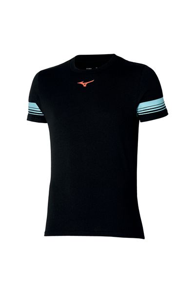 MIZUNO Αθλητικό ανδρικό μπλουζάκι μαύρο