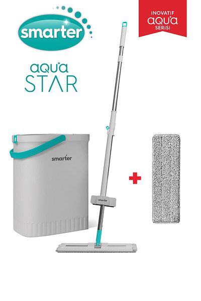 SMARTER Aqua Star Cleaning Set - Spare Tablet Mop and Mop