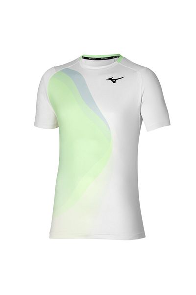 MIZUNO Ανδρικό μπλουζάκι Release Shadow Λευκό