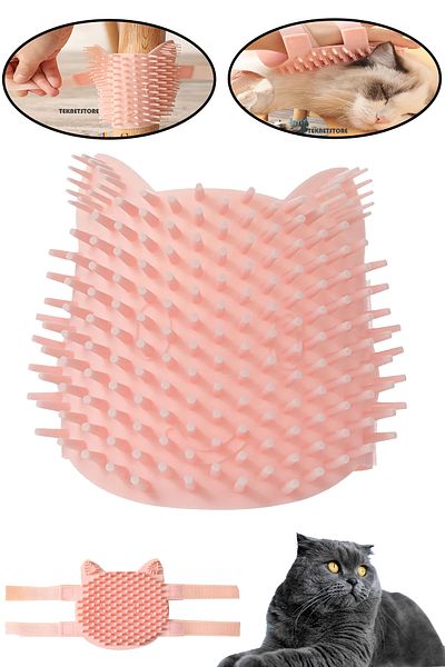 TEKNETSTORE Soft Silicone Cat Mint - Fixable, Scented Massage and Cleaning Bath Brush Toy