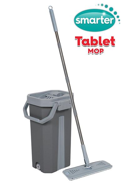 SMARTER Gray Tablet Mop and Mop Cleaning Set