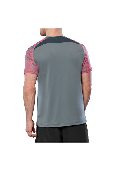 MIZUNO Charge Shadow Tee Ανδρικό T-Shirt Γκρι / Κόκκινο