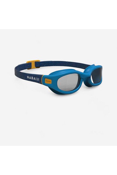 Decathlon Nabaiji Swimming Goggles - Small Size - Blue/Yellow - Transparent Glasses - Soft