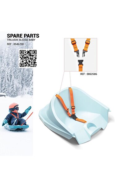 Decathlon Wedze Bebek Kızak Koltuğu - Turkuaz - Trilugik