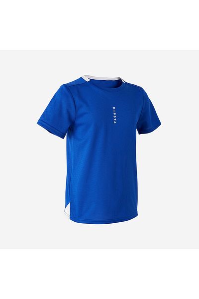 Decathlon Blue Essentiel Kipsta Kids Football Shirt