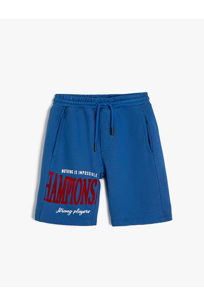 Koton Sportliche bedruckte Shorts mit Taschen und Taillenband