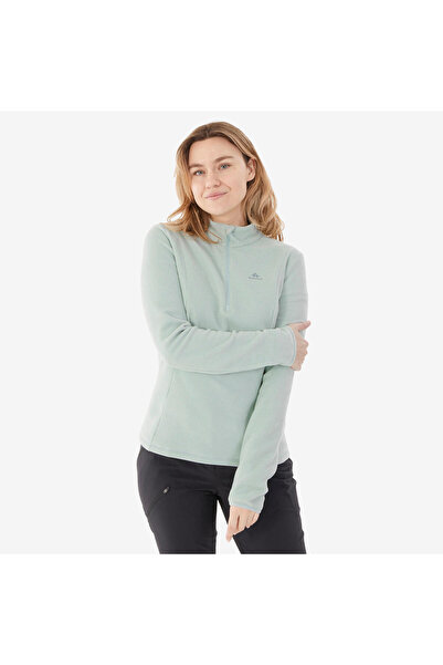 Decathlon Quechua Women's Outdoor Fleece - Turquoise - Mh100