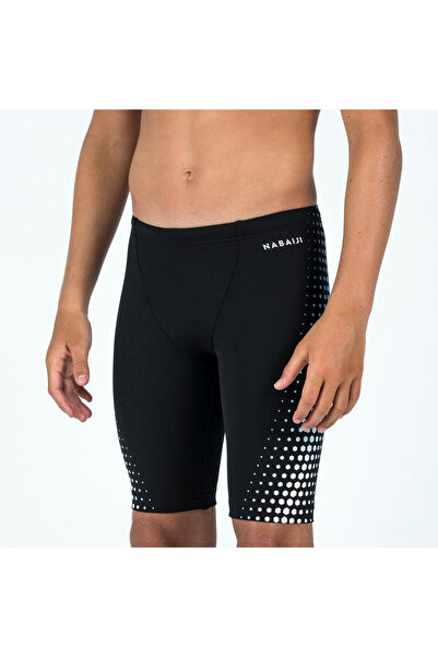 Decathlon Nabaiji Çocuk Jammer Mayo - Siyah/Beyaz - Fileli - FITIB