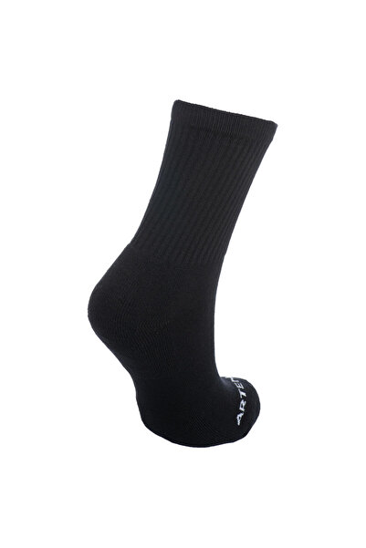 Decathlon Artengo Tenis Çorabı - Yüksek Konç - Unisex - 3 Çift - Siyah - RS 100