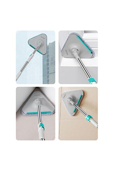 SMARTER Aparat Aqua Master Triunghi Mop pentru curățarea geamurilor și colțurilor dificile