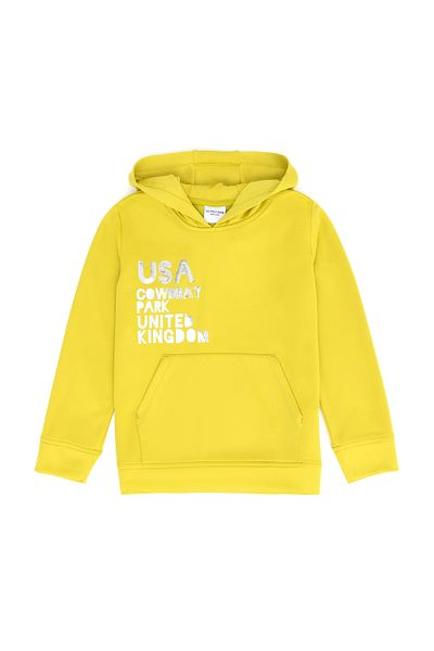 U.S. Polo Assn. Pistachio Green Kids Sweatshirt Hooded - 50272433 -Vr087