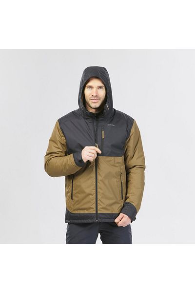 Decathlon معطف شتوي مقاوم للماء للرجال - خارجي - بني - Sh500 -10 ° ج