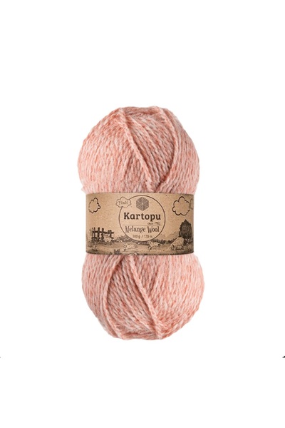 Kartopu Melange Wool Yünlü El Örgü İpi