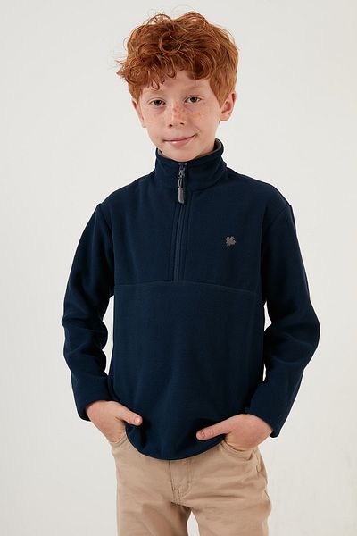 Lela Μαλακή υφή με φερμουάρ γιακάς Raised Winter Fleece Unisex Παιδικό Fleece 5905002