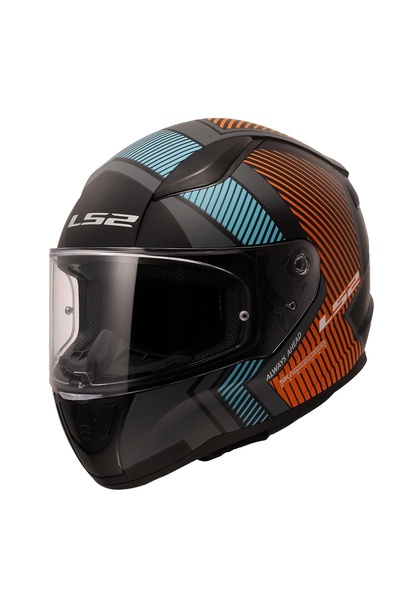 LS2 RAPID 2 EXTRA MAT GRİ-NEON TURUNCU KASK