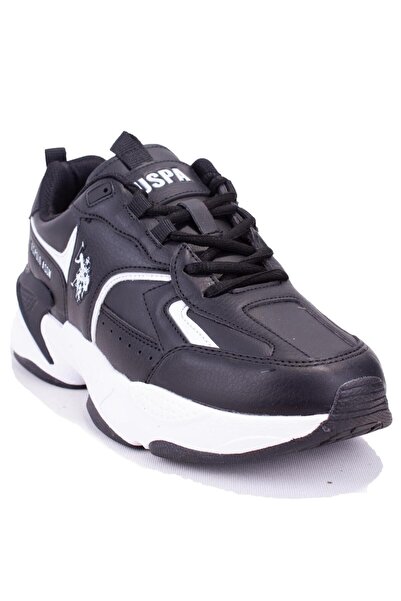 U.S. Polo Assn. Γυναικεία αθλητικά παπούτσια U.S. Polo Assn Isabella Black White Orthopedic Daily