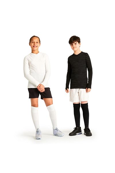 Decathlon Kipsta Kids Football Socks/Leggings/Socks - Black/Striped - Viralto Club