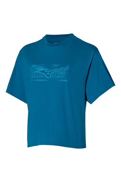 MIZUNO Tricou pentru femei Athletics Graphic Albastru