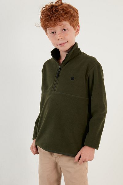 Lela Μαλακή υφή με φερμουάρ γιακάς Raised Winter Fleece Unisex Παιδικό Fleece 5905002