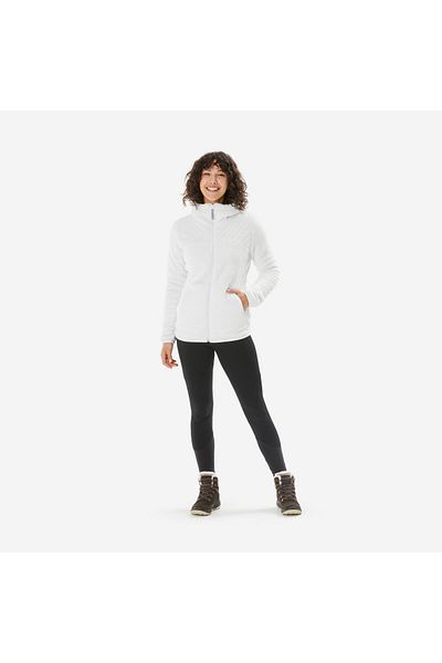 Decathlon معطف صوف نسائي أبيض - دافئ، خارجي - Sh500