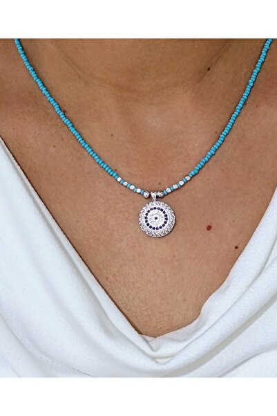 MENTAŞ Turquoise Color Women's Necklace