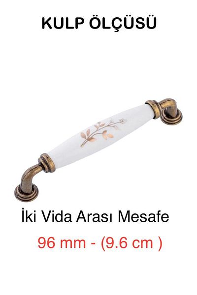 Porcellana Perla الخزف الأثاث المعدني مقبض Kulb خزانة درج مرحاض المطبخ الحمام مقبض -Kulpu-Yakut96mm-STK3302