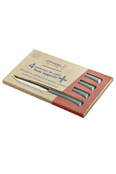 Opinel Bon Appetit 4 Parça Mutfak Bıçağı Seti Füme