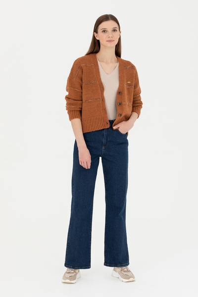 U.S. Polo Assn. Kadın Koyu Mavi Jean Pantolon 50271462-DN0023