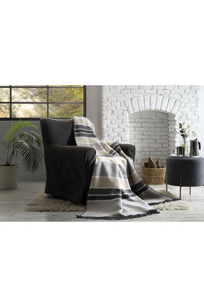 Özdilek Özdilek Linear Double Cotton Blanket 180X220 cm