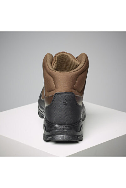 Decathlon Solognac Erkek Deri Avcı Botu - Kahverengi - Avcılık ve Doğa Gözlemi - Crosshunt 100 D