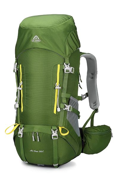 Go Veform Green Outdoor Camping and Hiking Backpack - 50 Liters 8197