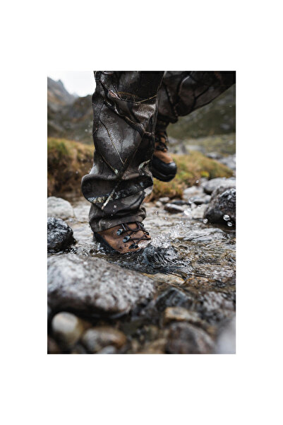 Decathlon Solognac Erkek Su Geçirmez Deri Avcı Botu - Kahverengi - Vibram Tabanlı - Crosshunt 500