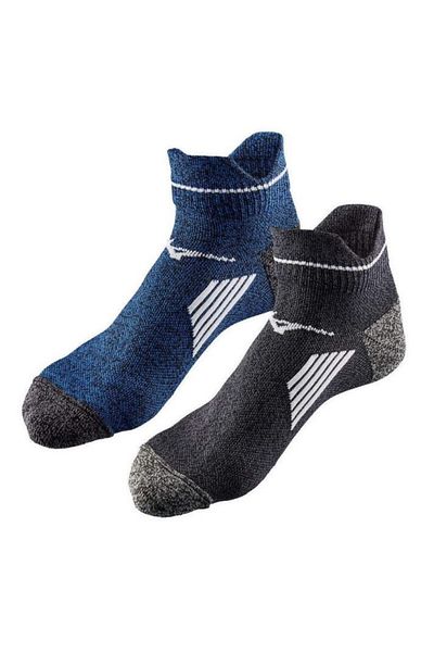 MIZUNO Șosete Act Train Mid 2p Negru/albastru