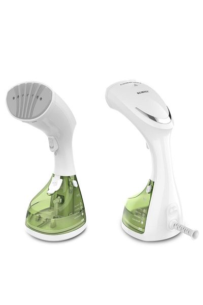KUMTEL Portable Compatible Steam Wrinkle Remover Vertical Iron, White Steam Iron