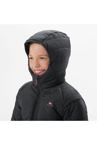 Decathlon Çocuk Hibrit Outdoor Şişme Mont - 7/15 Yaş - Koyu Gri