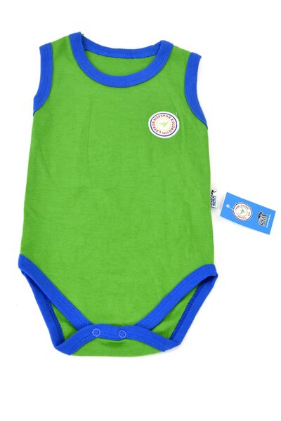 ATMACASM Green Blue Baby Bodysuit
