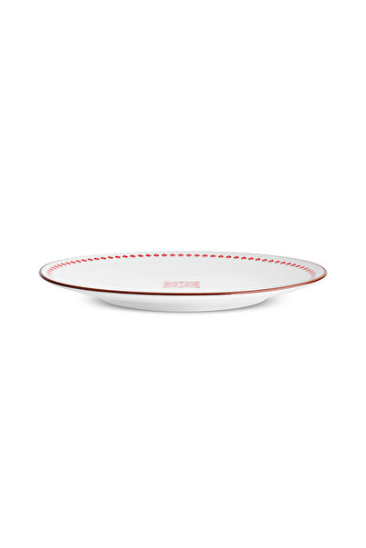 Karaca Jofy Desenli Servis Tabağı 27 Cm Kırmızı