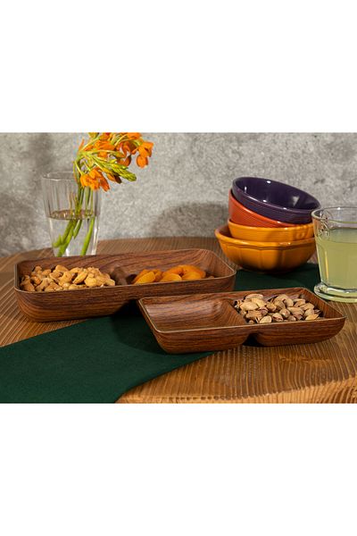 Madame Coco Marsella 18.5cm Two Compartment Snack Bowl