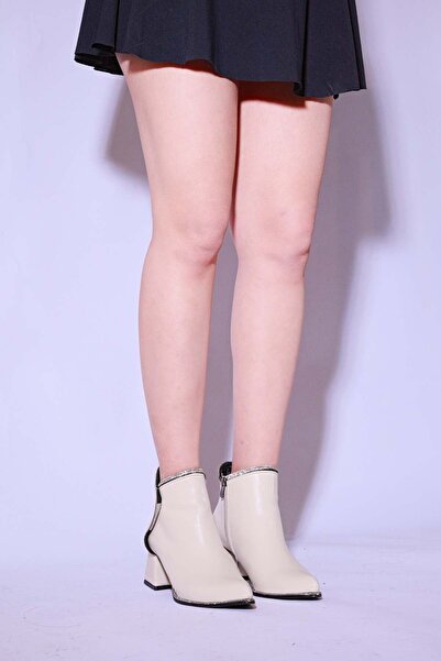 UYG Pastello Seri Taşlı Gri Renk Kısa Bot