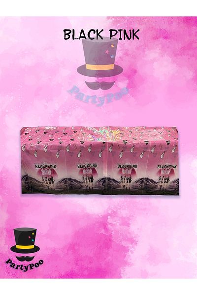 PartyPoo مفرش طاولة بتصميم BlackPink