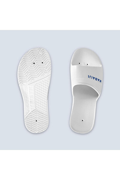 Decathlon Ανδρικές παντόφλες πισίνας NABAIJI - Λευκές - 100 Plus