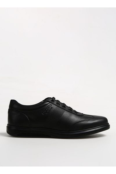 Dockers Μαύρα Ανδρικά Δερμάτινα Παπούτσια Casual 230140 4FX