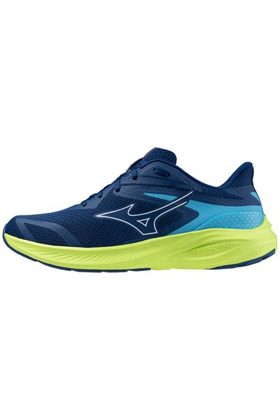 MIZUNO حذاء الجري للجنسين من Enerzy Runnerz باللون الأزرق الداكن/الأخضر