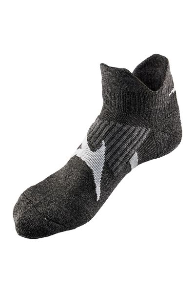 MIZUNO Унисекс чорапи Drylite Race Mid, черни