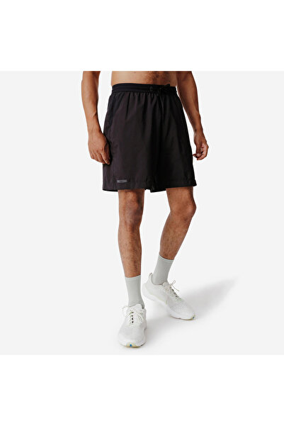 Decathlon Kalenji Erkek Koşu Şortu - Siyah - KIPRUN Run 500 Dry