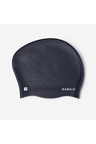 Decathlon Silikon Havuz Bonesi - Siyah - Uzun Saçlar - Standart Beden