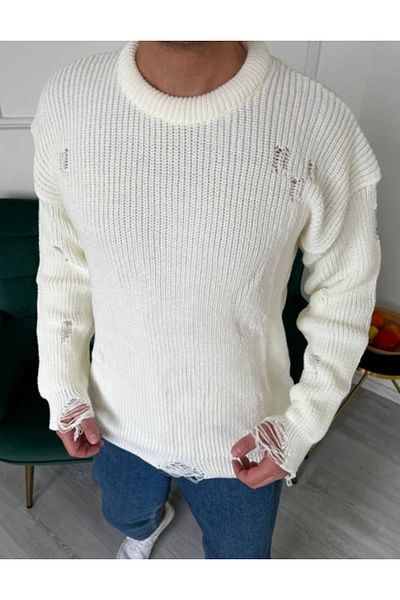 Butik Karaca COPY - Ανδρικό πλεκτό πουλόβερ Tiriko Oversize - Crew Neck και Fisherman's Neck